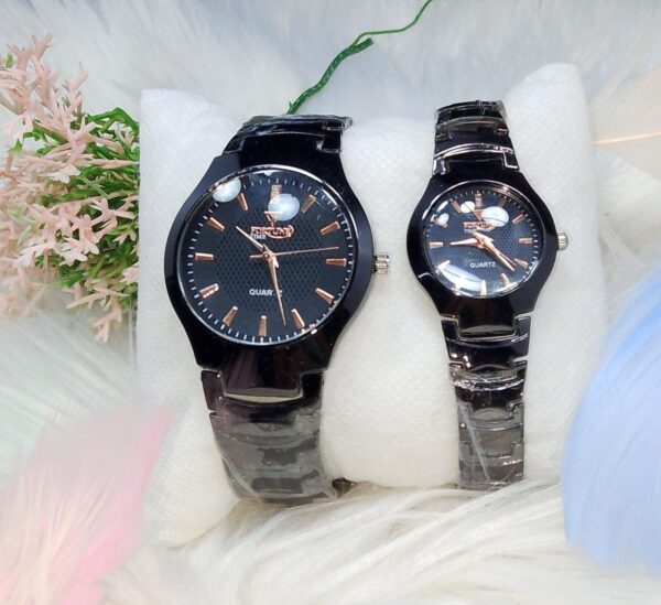 (without box ) Classic Design FORTUNE TIME COUPLE WATCHES - Image 3