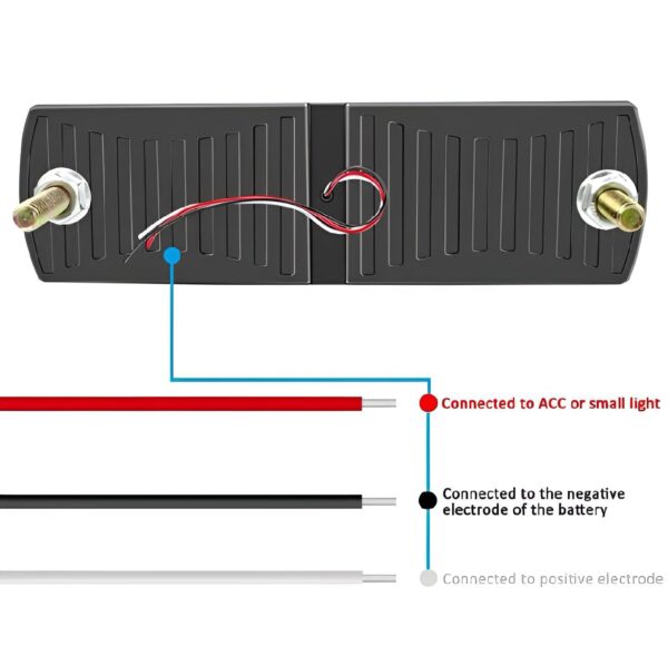 1 pc  LED Motorcycle Light Moto Rear Lights 40 LED Dual Color Light Guide Flow Direction Turning Brake Tail Lamp - Image 8