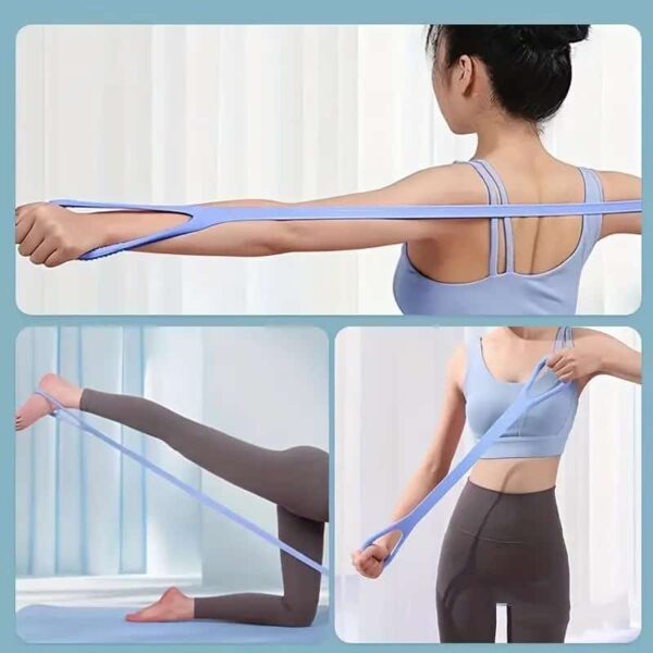 1pc Yoga Elastic Resistance Band, 8-shaped Tension Rope, Suitable For Body Shaping, Stretching, Chest Expansion, Strength Training (8*38cm) (Random color) - Image 9