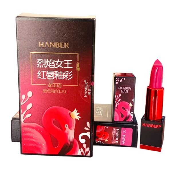 HANBER Lipstick  With METAL BODY & MAGNETIC CAP ( Imported)