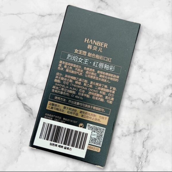 HANBER Lipstick  With METAL BODY & MAGNETIC CAP ( Imported) - Image 4