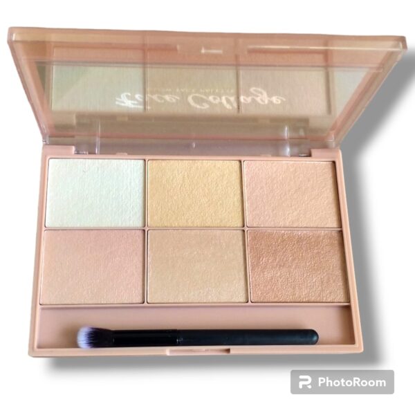 Face Collage Glow Face Highlighter Palette  By KLEARN COLOR Brand. (Imported), - Image 2