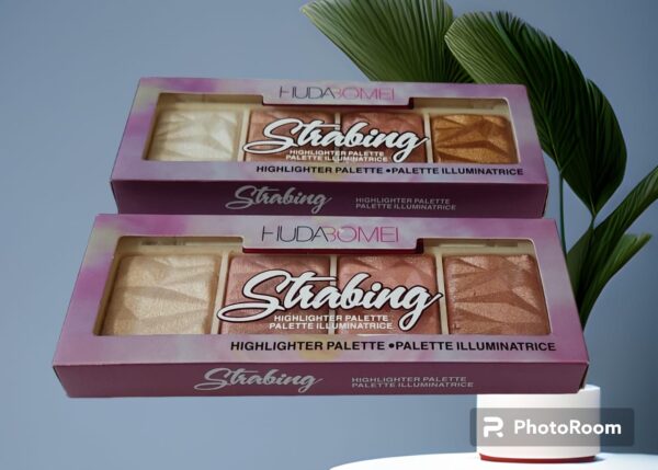 HUDABOMEI Strabing  HIGHLIGHTER PALETT & PALLET ILLUMINATRICE ( IMPORTED )