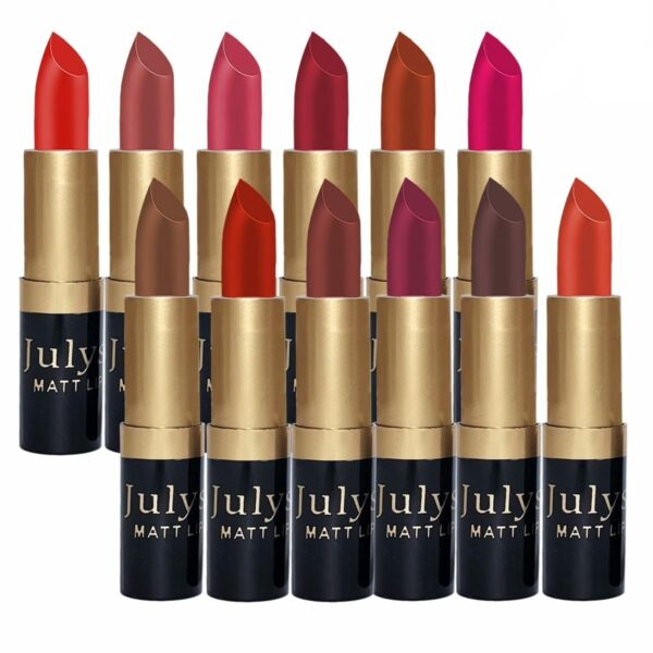 (6 Pcs ) Julystar Matte Lipstick Set - Image 2