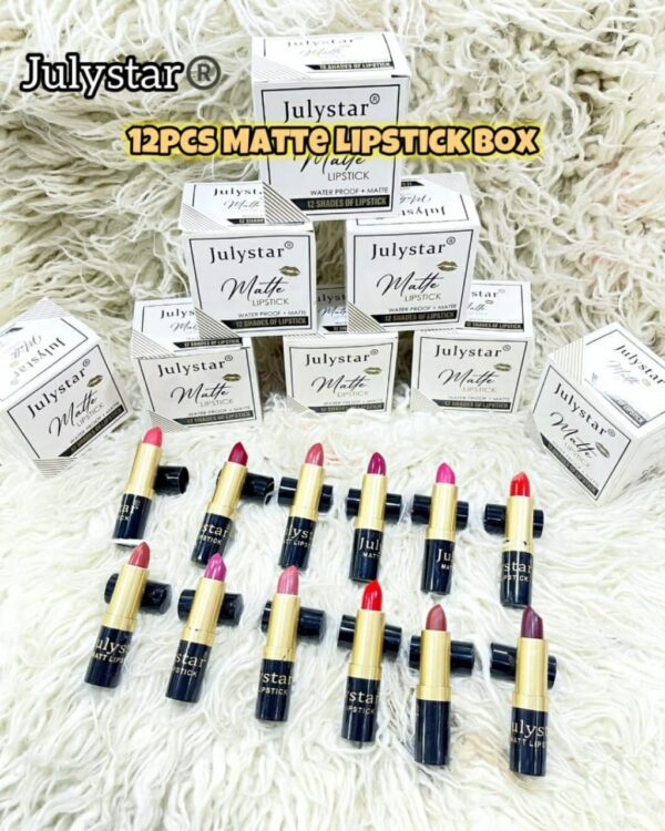 (6 Pcs ) Julystar Matte Lipstick Set - Image 4