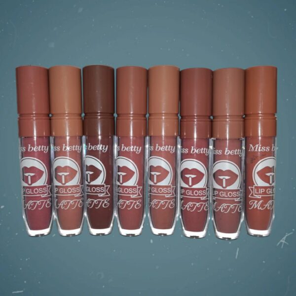 (Pack of 8) High Pigment Matte Lipgloss, - Image 4