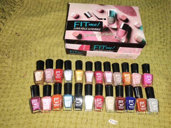 Pack of 24 - Fit me ! nail paint | Polish, Attractive Colors, Smooth Finishing - Image 3