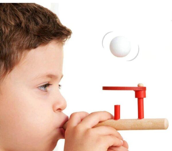 Wooden Floating Blowing Pipe Game ball | Floating Ball Balance Game for Kids & Adults - Image 4