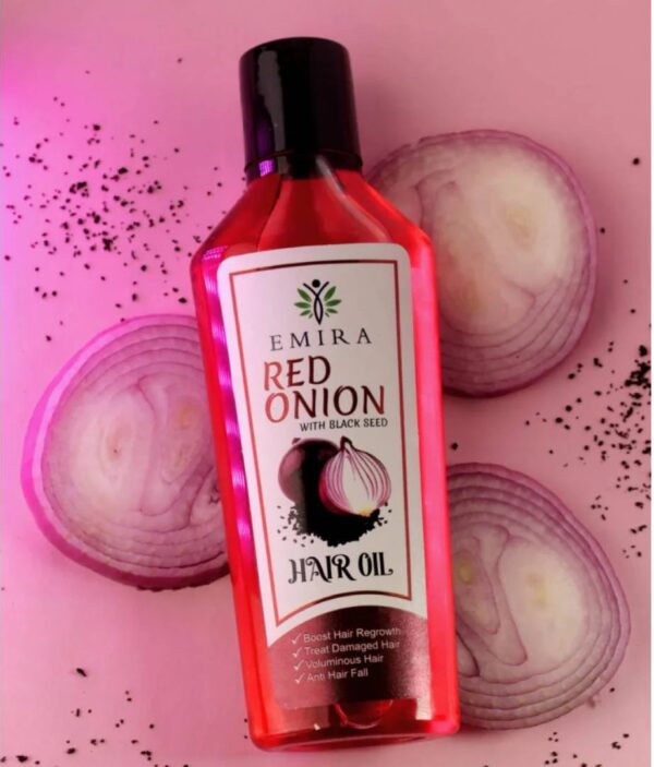 Emira Red Onion With Black Seed Hair Oil - 120ml