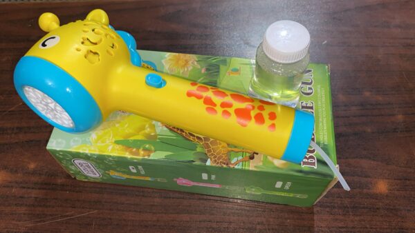 Giraffe Bubble Gun Toy For Kids - Colorful And Fun Bubble Maker (random color) - Image 8