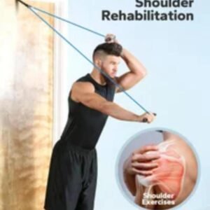Shoulder Pulley for Shoulder Physical Therapy,Over The Door Pulley System for Shoulder Rehab,Helps Rotator Cuff Recovery,Improves Flexibility and Mobility,Range of Motion,Stretching Tool