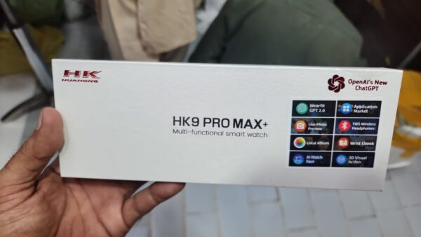 HK9 Pro Max+ Plus Smart Watch - Starlight Color - Image 11