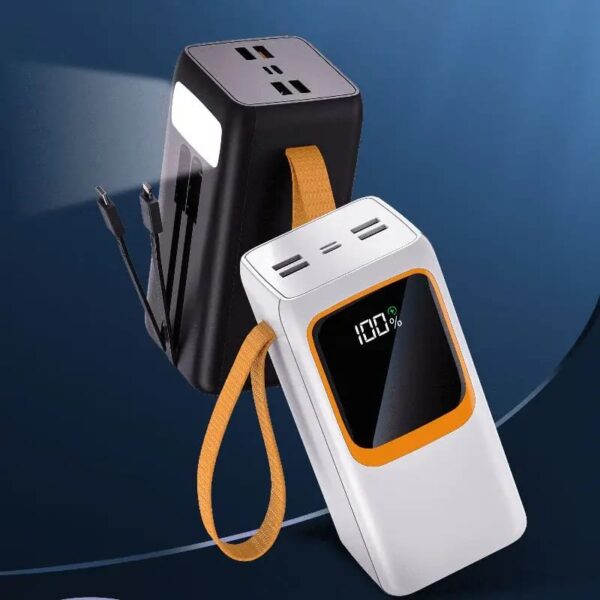 Aspor A350 50,000mAh - Fast Charging with Built-in Flashlight Power Bank for mobile and laptops  (Random color) - Image 12