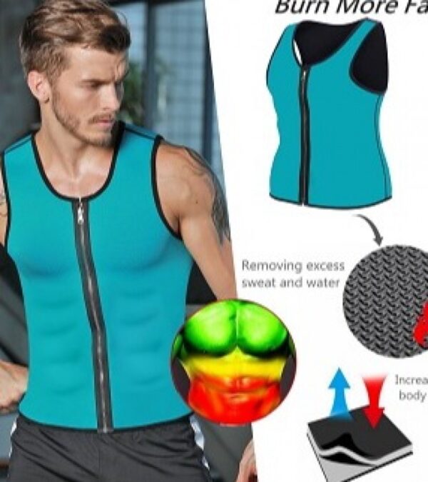 Hot Shapers Slimming Zipper body Shaper Instead SlimShirt for Men