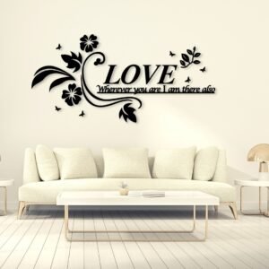 Love quotewall art Wall Art | Wall Decor Wall frame I Wall frame for bedroom I black color