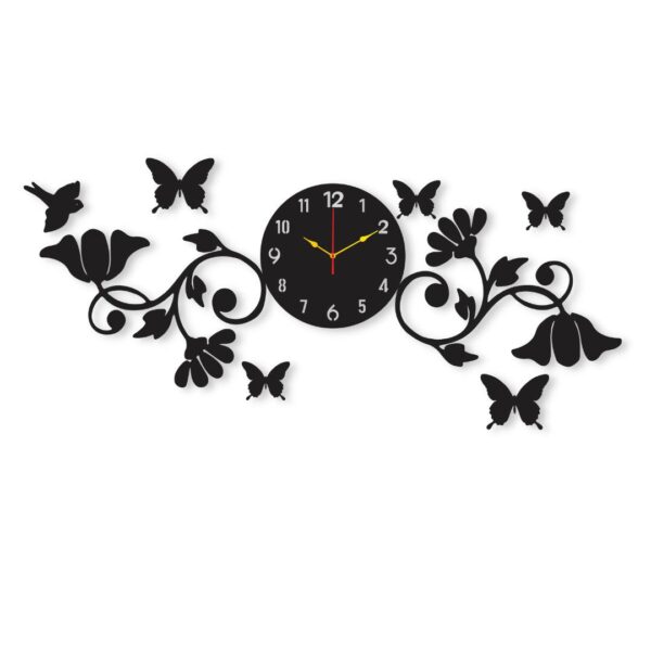  New Beautiful butterfly clock | clock Style Modern Design Decoration Quartz - Image 2