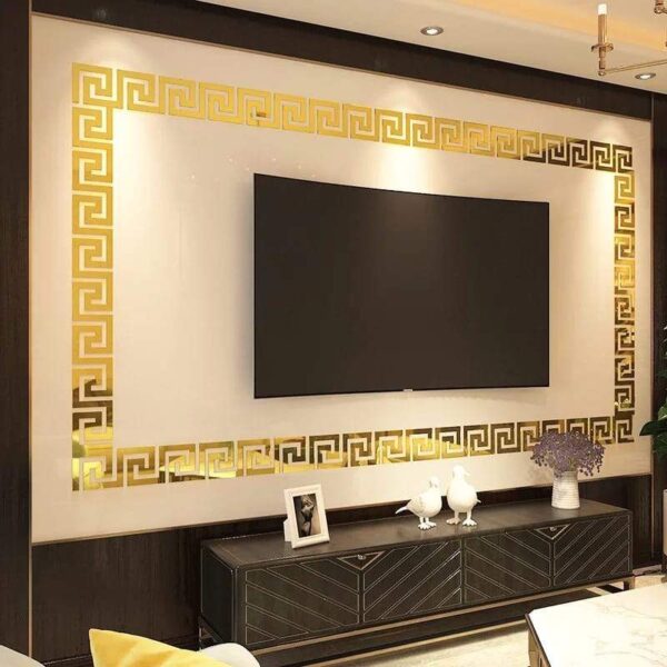 (silver )Versace Mirror  Home Wall art - Image 3