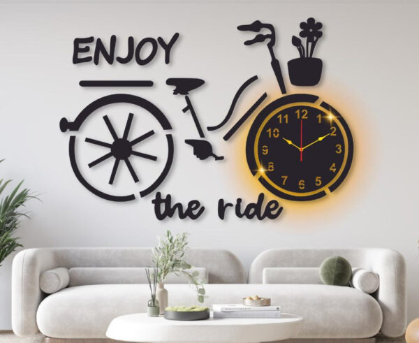 Enjoy the ride clock with light DIY clock - Image 2