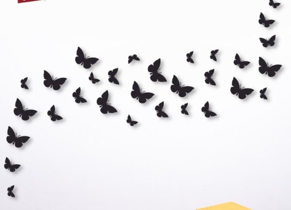Home Wall art Pack of thirty butterflies