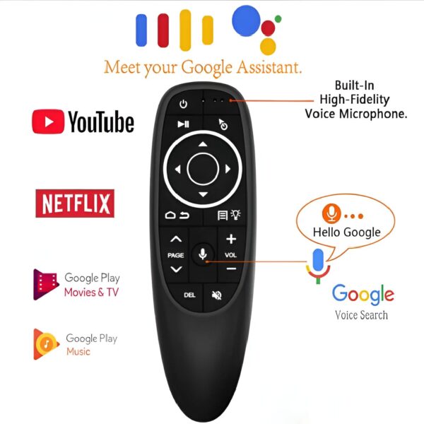 Wireless Air Mouse With Voice Control YouTube, Netflix For Android mobile and Smart TV and tablets - Image 10