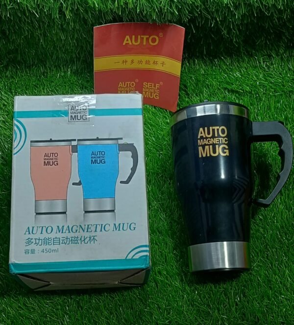 Auto Magnetic Mug - Electric Self Stirring Coffee / Mixing Cup for Coffee / Tea / Hot Chocolate, 450ml  (Cell Operated) (random Color) - Image 2