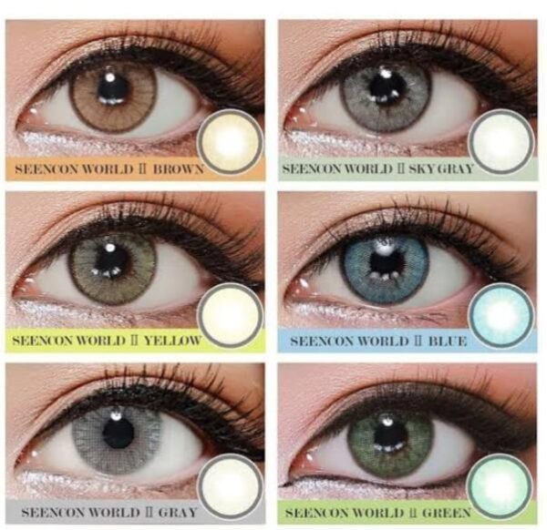 Eyes Color Lenses – Eye Lenses For Girls & Boys ( Grey, Blue, Green, Brown)