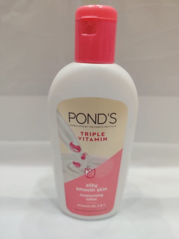 Ponds Triple Vitamin Moisturising Lotion Silky Smooth Skin - Image 7
