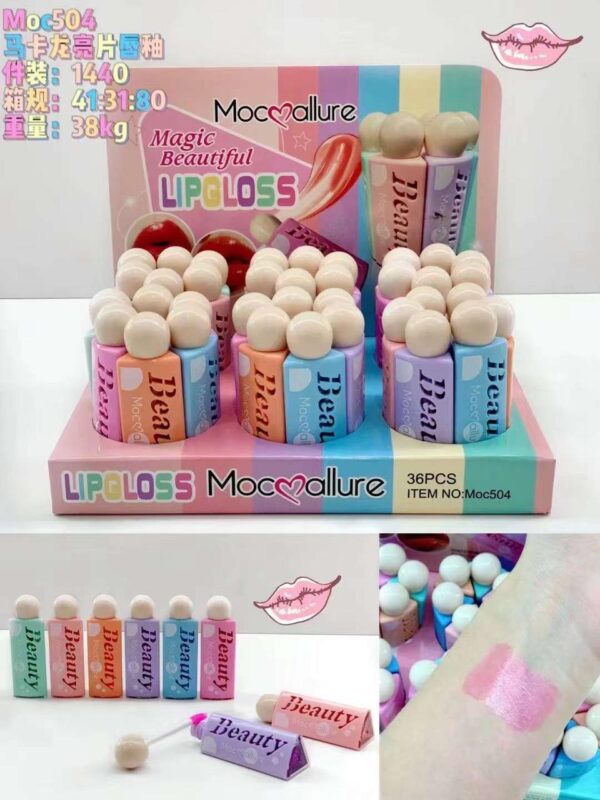 6 pcs Set MAGIC BEAUTIFUL LIPSTICK ASSORTED SHADES MOCCALLURE MOC504