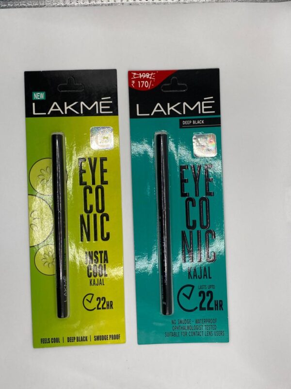 1pcs lakme black waterproof eyeconic pencil kajal - Image 9