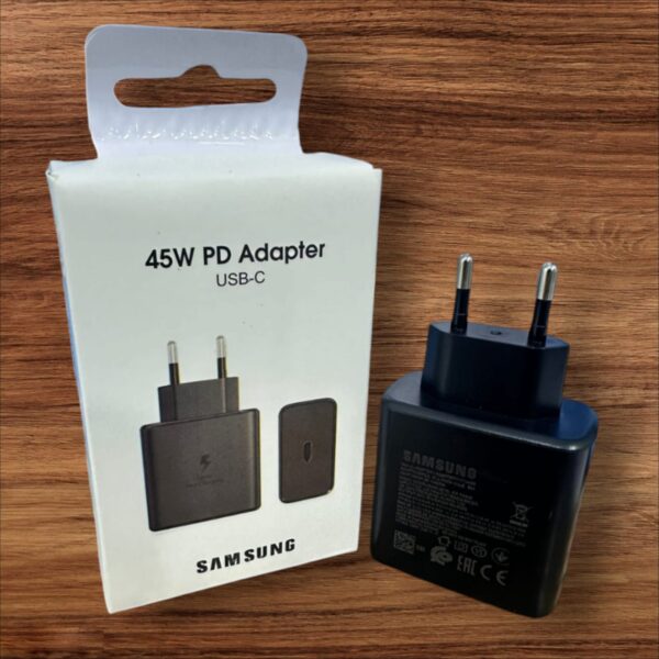 Samsung 45W PD super Fast charger A+ Quality  - Travel Adapter (Black) - Image 2