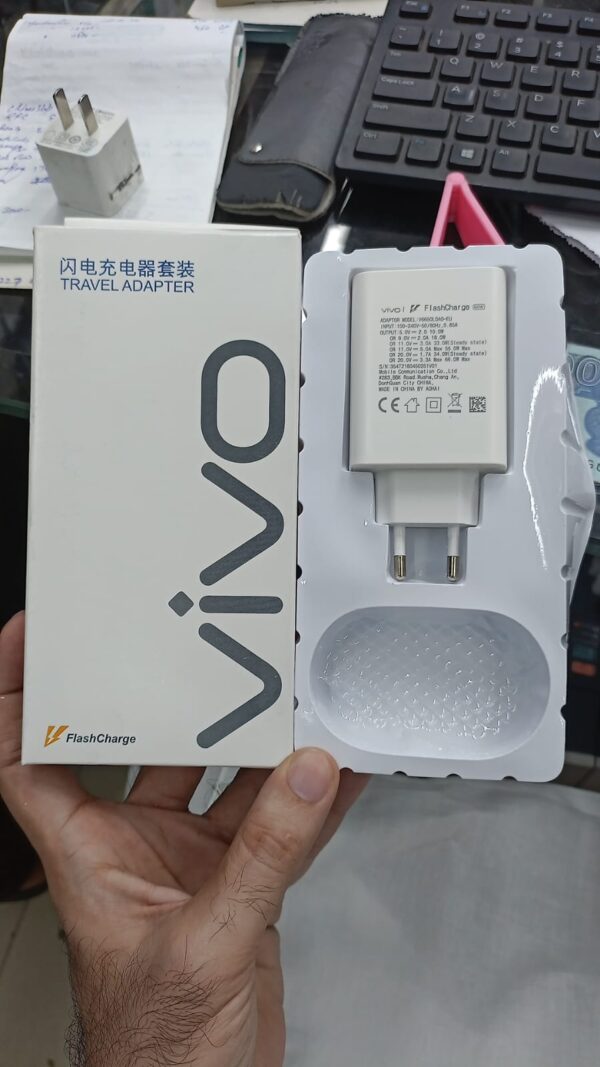 VIVO 66W Super Fast Charger flash,VOC,Super fast,Quick and Fast Charging Travel Adapter - Image 5