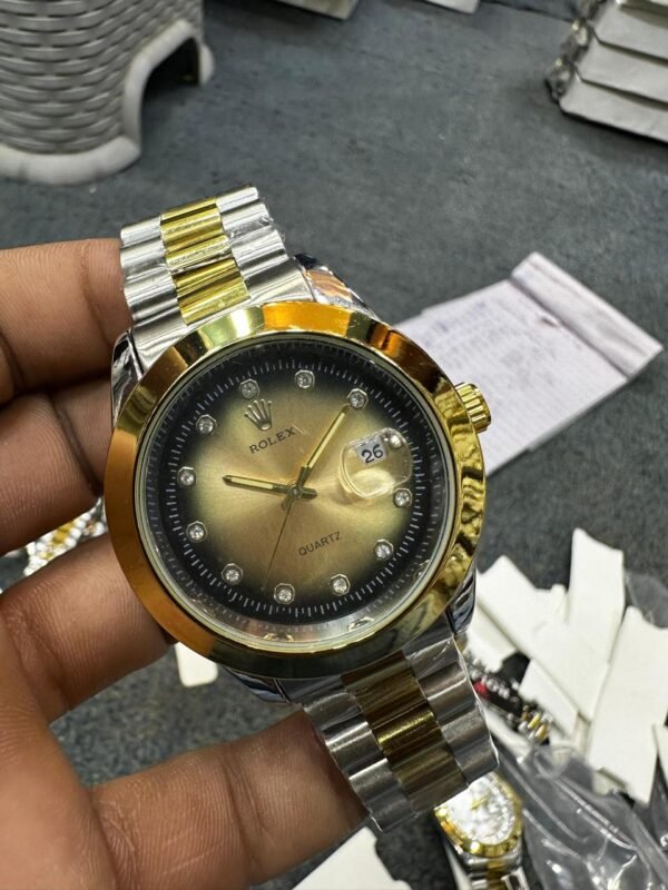 AA1 (Rolex)date Stylish  Watch Adjustable Strap - Image 6