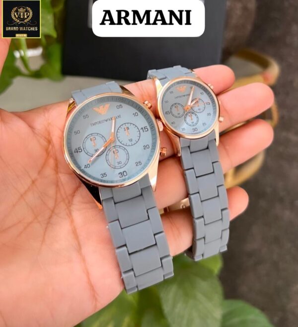 AA1 emporio armani couple watch ,Stylish  Watch Adjustable Strap - Image 4