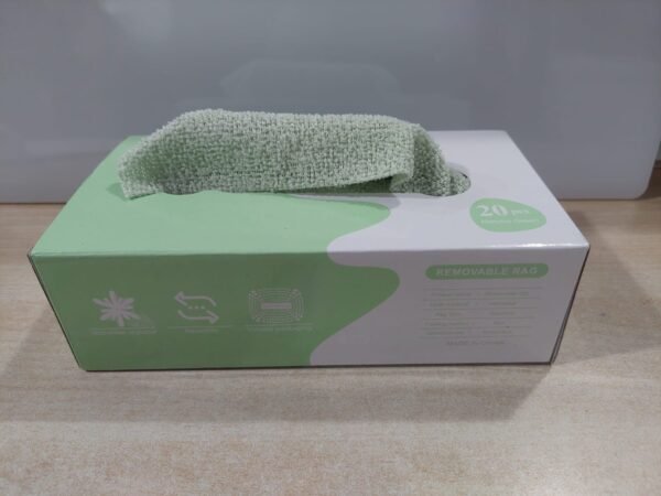Microfiber Cleaning Reusable Clothes | Multifunctional Kitchen Rags Super Absorbent Wipes - 20pcs/box (Random color) - Image 2