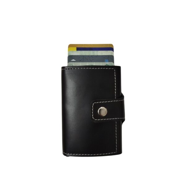 Leather Wallet & Pop up card holder  for Men and Women  (random color) - Image 7