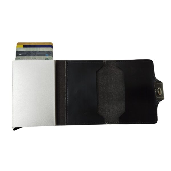 Leather Wallet & Pop up card holder  for Men and Women  (random color) - Image 9