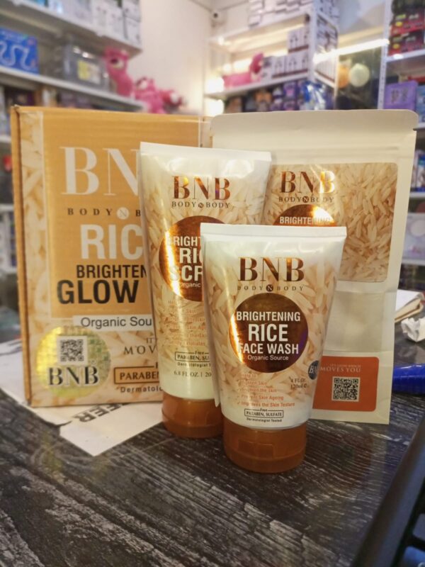 BNB Whitening Rice Extract Bright & Glow Kit - Image 2