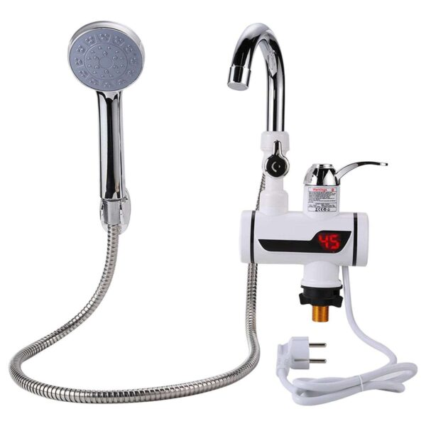 Without shower  Electric Hot Water Heater Faucet Kitchen Instant Heating Tap Water - Image 2