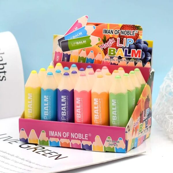 ( PACK OF 12 ) PENCIL SHAPE LIP BALM - Image 10