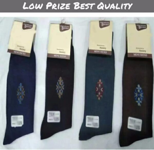 Pack Of 6 Men Socks Casual/Formal In best Different Pattern /Design - Image 2