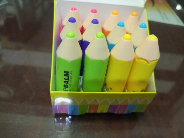 ( PACK OF 12 ) PENCIL SHAPE LIP BALM - Image 5