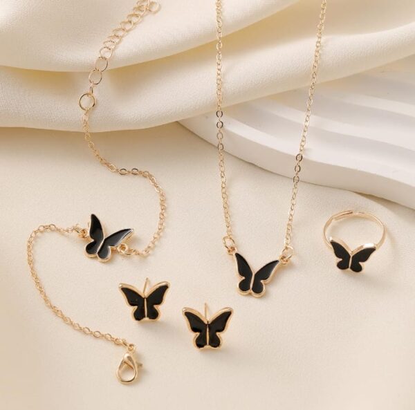 Butterfly Set Pack Of 4 ( White) - Image 5