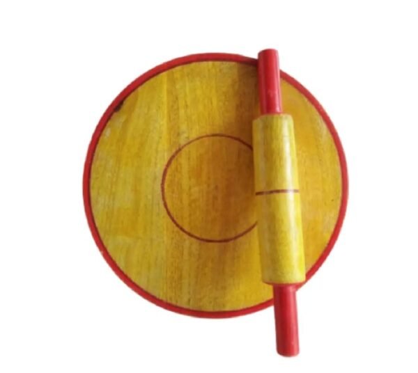 Wood Chakla with belan, Roti Maker, High Quality Making Chapati at Home, Chapati Maker, Wood Rolling Board and Rolling pin set