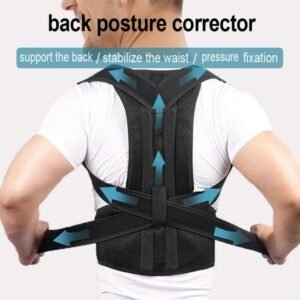 Back Posturm Spine Support Belt Adjustable Adult Corset Posture Correction Belt Body Health Care ( casual size )