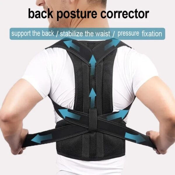 Back Posturm Spine Support Belt Adjustable Adult Corset Posture Correction Belt Body  Health Care ( casual size )