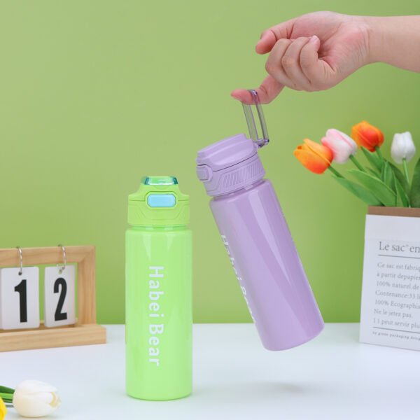 3pcs bottle set with straw (random color) - Image 9