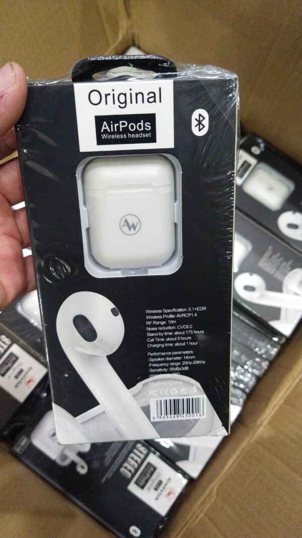 I-12  Airpods with Super Sound & High Quality Touch Sensors Bluetooth Wireless Earbuds (random color) - Image 2