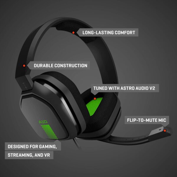 ASTRO Gaming A10 Gaming Headset Made in Vietnam- Xbox One, PS4, Nintendo Switch, (random color )