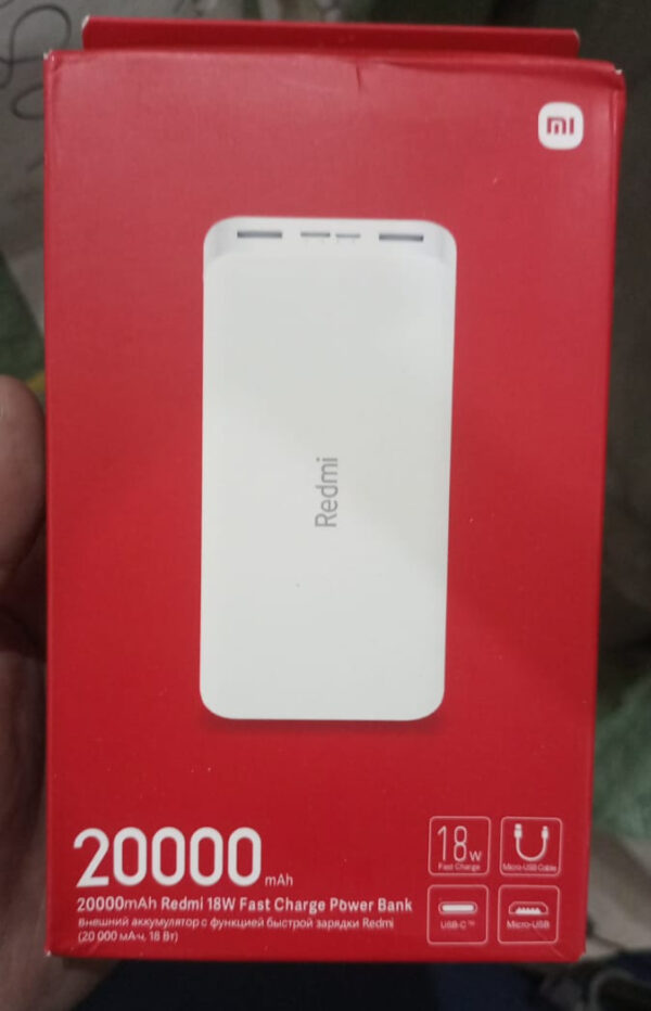 Redmi MI Power Bank  Fast Charging for Mobile Phones (20,000mAh) (Random color) - Image 8