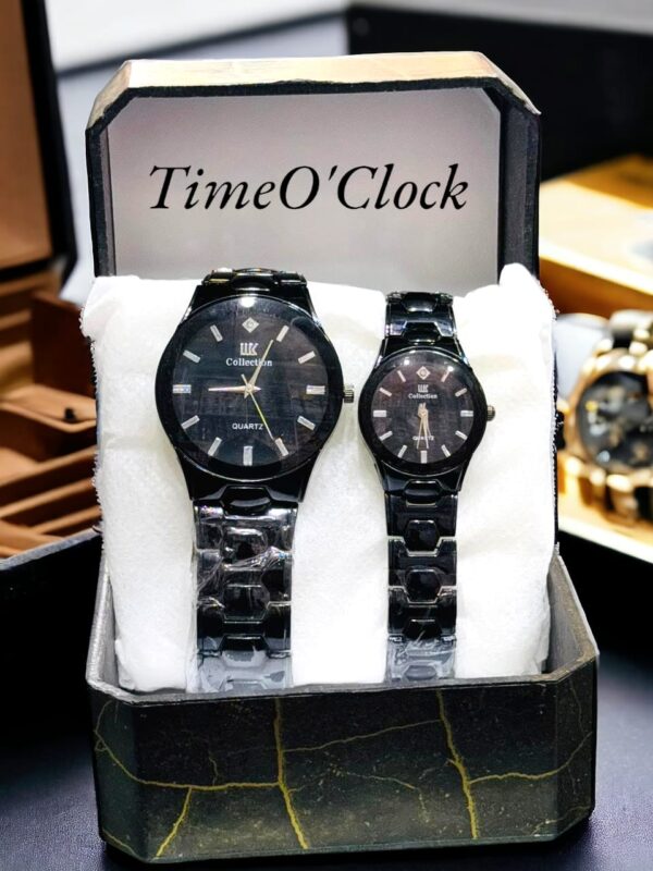 Luxury Couple Watch Round Shape Stainless Steel  For men And Women - Image 7